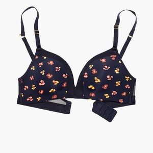 Madewell x Lively l Mesh-Trim No-Wire Bra l Size: Women's 34C